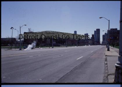 Detroit Tigers Win in Empty City