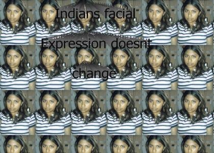 Indian Girl's Facial Expression Doesnt change