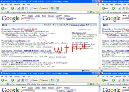 goggle it and see bush fail
