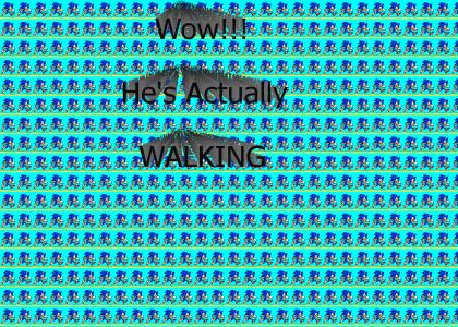 Sonic the Hedgehog Walking
