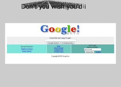 lol, Google! 1998