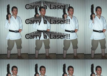 carry a laser