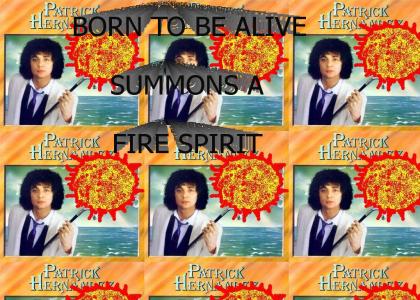 Patrick Hernandez summons a Fire Spirit