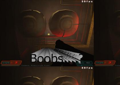 Boobs... In Doom3?