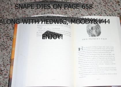 SNAPE DIES ON PAGE 658