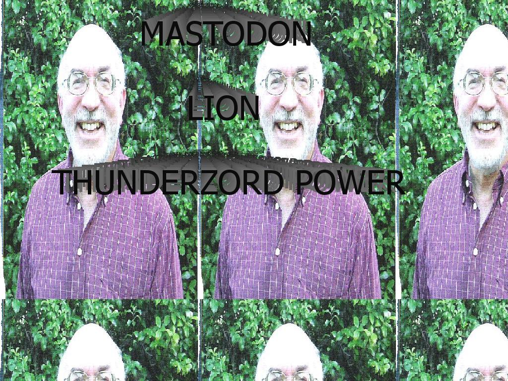 mastodonlionthunderzordpower