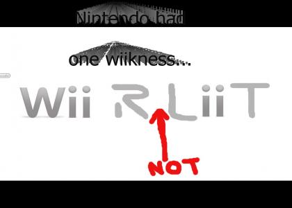 Wii isn't...