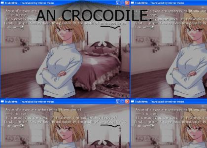 An crocodile