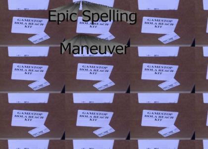 Epic Spelling Maneuver: Halo Reach Edition