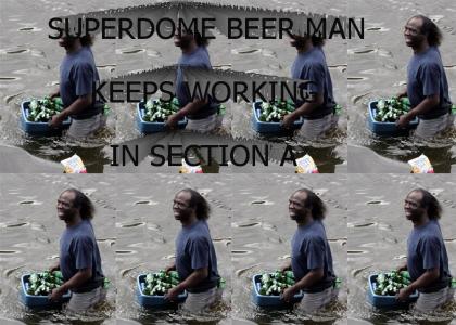 New Orleans Superdome Beer Man