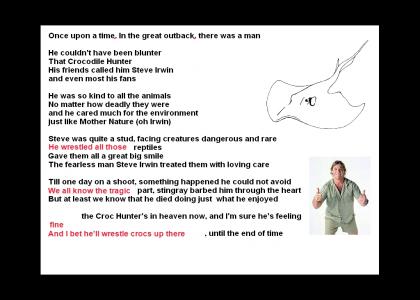 The Steve Irwin Song! *Edited Lyrics!*