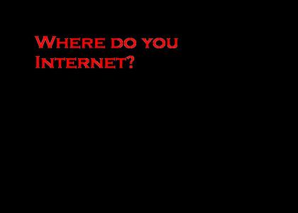 Where do you Internet?