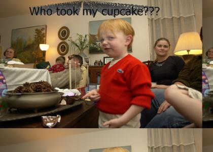 Who took my cupcake?