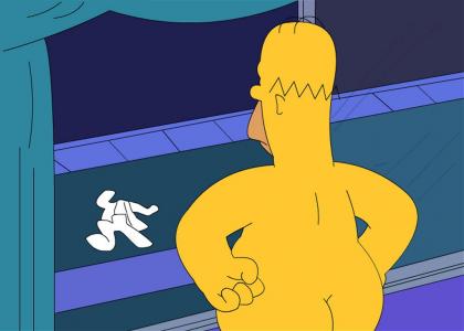 Homer's Too Sexy For Pants