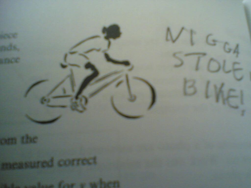 niggastolemathsbookbike