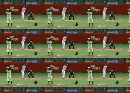 Epic Baseball Pitch Maneuver