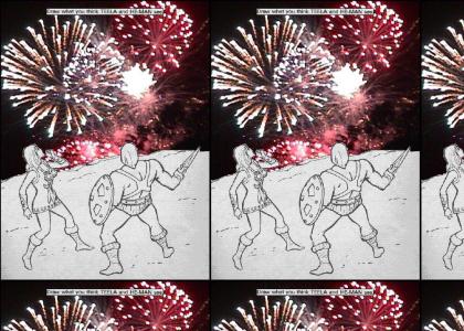 He-Man sees fireworks!