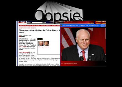 Dick Cheney Makes Oopsie!