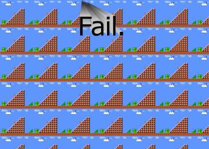 Mario Fails at Flagpoles
