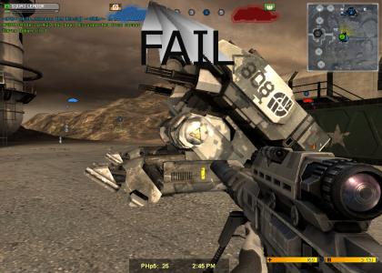 Battlefield 2142 walker fail
