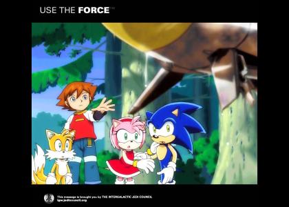 This fad is brought you by the Jedi Intergalactic council. Use the force, Chris !  ( star wars / sonic x randomness. )