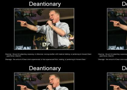 Deantionary - Howard Dean Terminology