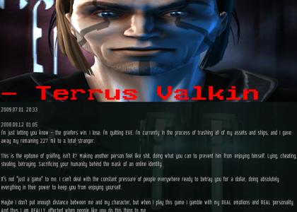 Terrus Valkin : EmoRage Against the Machine