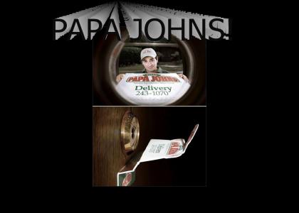 Epic Papa Johns maneuver!!!