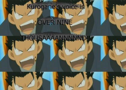 Hey Kurogane, what does Funimation say about your English voice?
