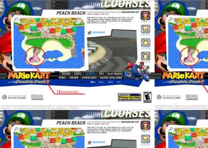 Mario Kart - What's that on Peach's Beach?