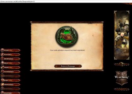 Warhammer online EU beta sign ups ftw