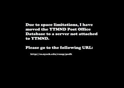 YTMND Post Office Database