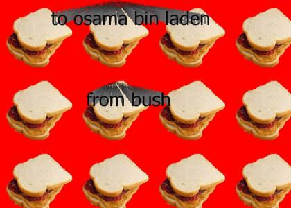 bush wants osama bin laden to be his friend