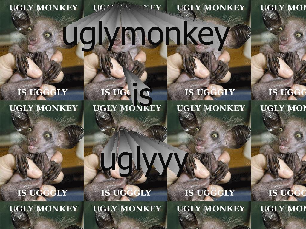 uglymonkeyisugly