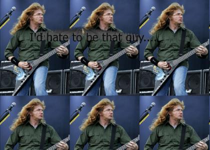 Don't point lasers at Dave Mustaine