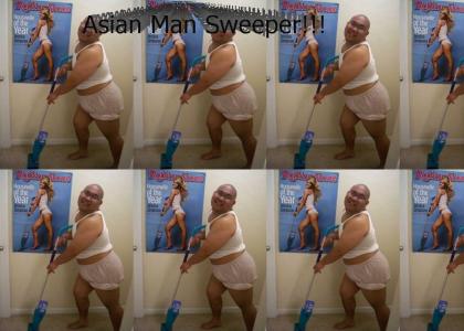 Asian Man Sweeper