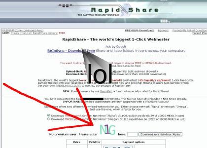 Rapidshare is racist