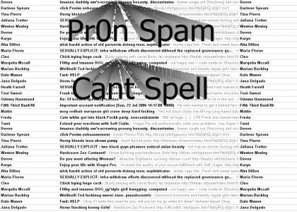 Pr0n Spam Cant Spell