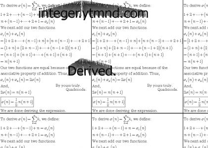 Integer.ytmnd.com DERIVE