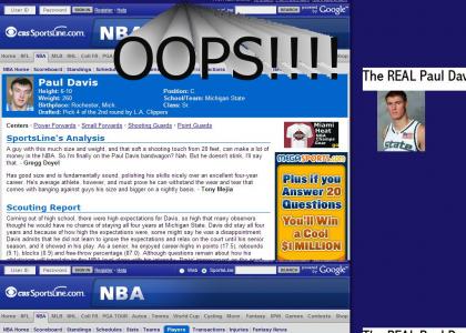 NBA Draft 2006 Error