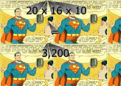 Superman fails at maths