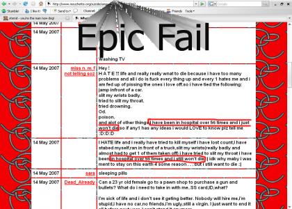 Epic Fail At Suicide