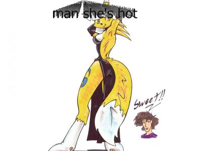 renamon should wear clothes more often