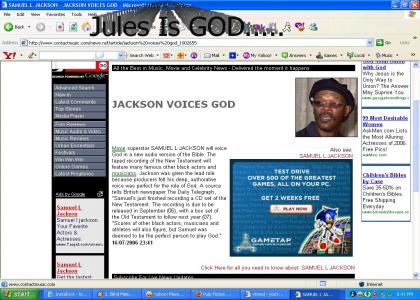 Samuel L. Jackson is GOD.....