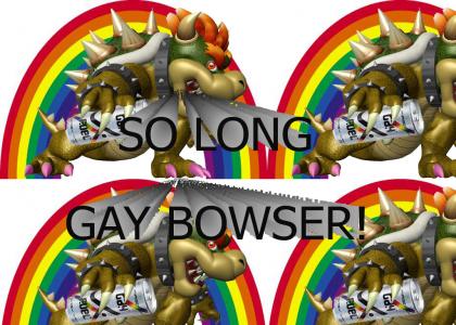 So long, Gay Bowser