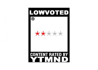 YTMND Rating: Lowvoted