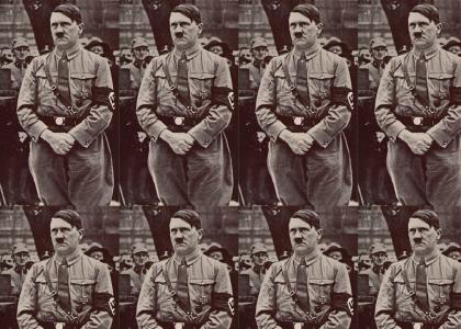 Hitler is sad. :(
