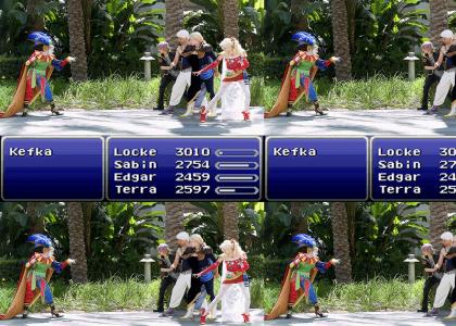 Kefka is defeated!!!