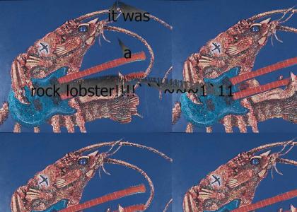 it was a metal lobster
