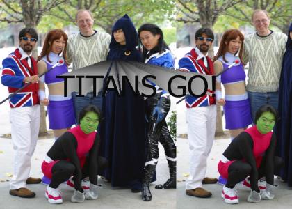 ZOMG IT'S TEH TEEN TITANS!!1!1!!11!